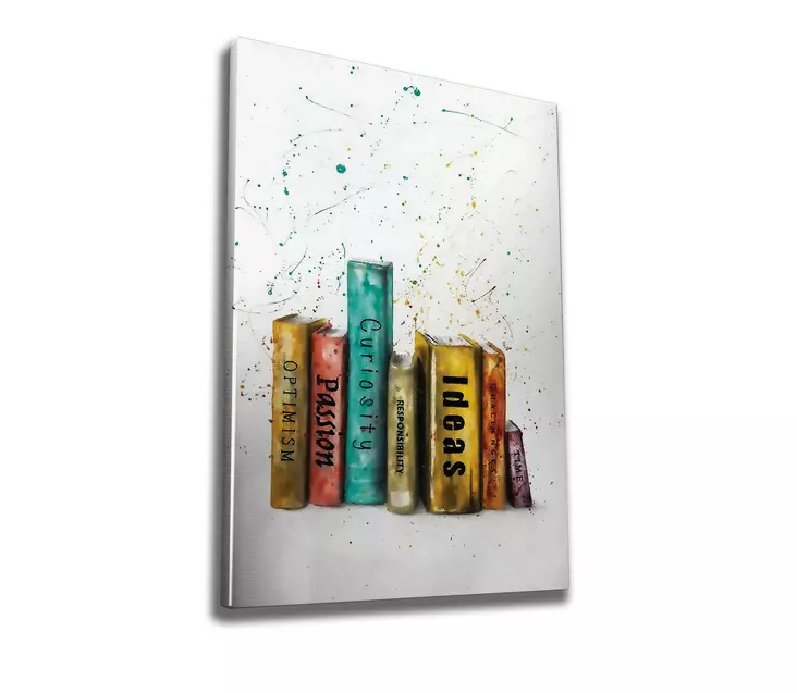 Canvastavla Wallity Flerfärgad Bomull/Polyester 50x70 cm - Tavlor och ramar - 8683342997256 - 1