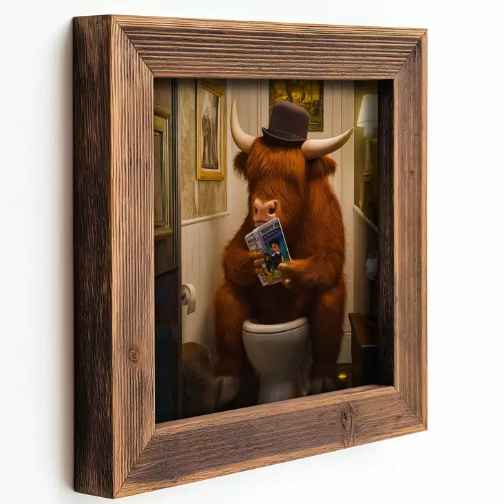 Inramad MDF-tavla Wallity Flerfärgad MDF 16x16x2 cm - Tavlor och ramar - 8684283650316 - 1