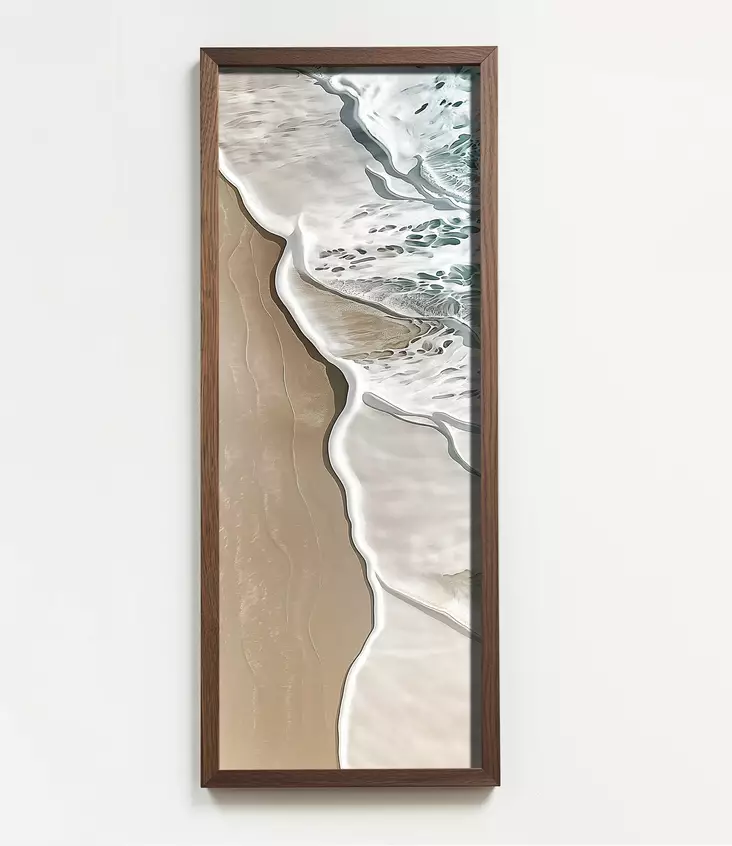 Inramad MDF-tavla Wallity Flerfärgad MDF Trä 40x120 cm - Tavlor och ramar - 8684283397716 - 1