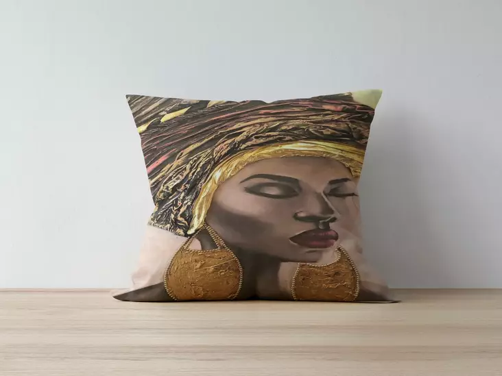 Kuddfodral Aberto Design A1198 Flerfärgad Polybomull 43x43 cm - Prydnadskuddar - 8682870195776 - 1