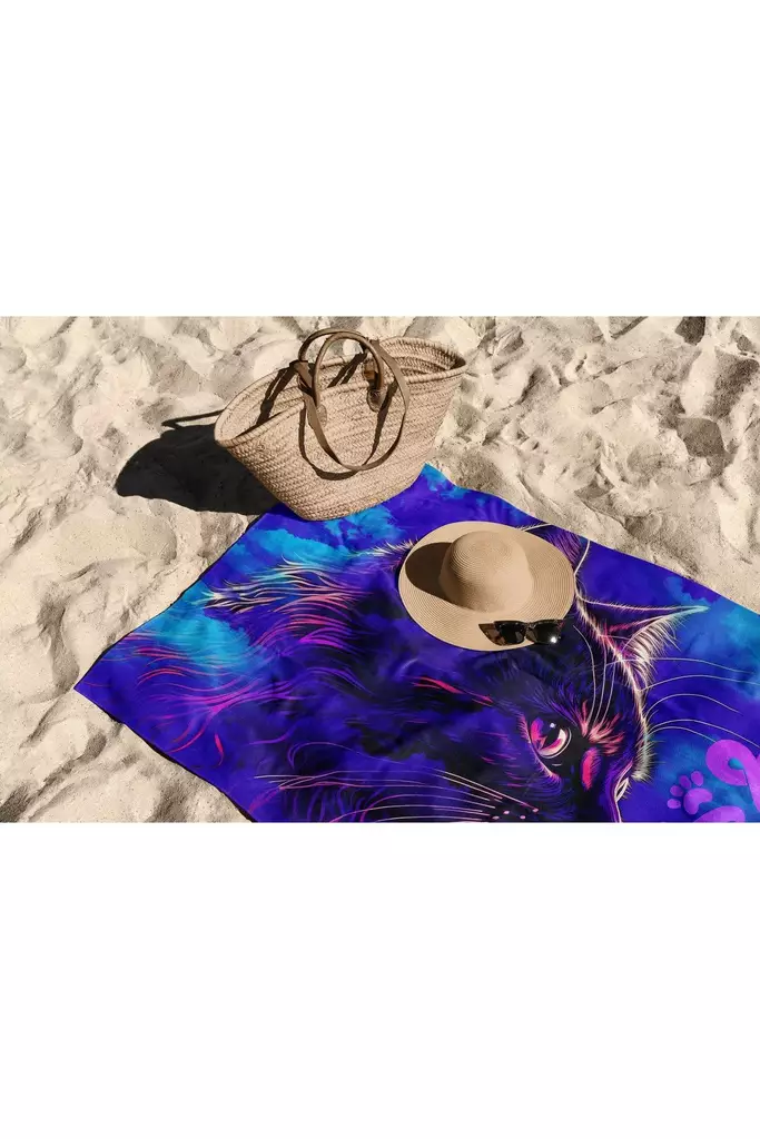 Strandhandduk Mijölnir Flerfärgad Mikrofilament 90x150 cm - Handdukar - 8684282666226 - 1
