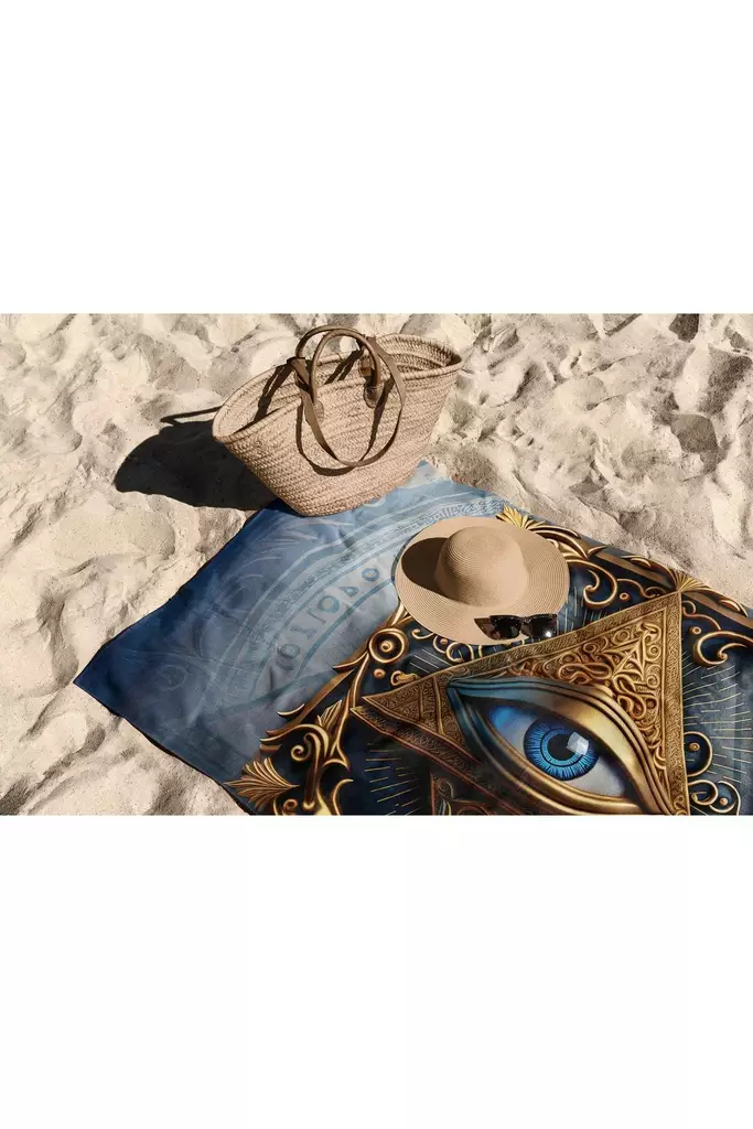 Strandhandduk Mijölnir Flerfärgad Mikrofilament 70% Polyester 30% Polyamid 90x150 cm - Handdukar - 8684282666356 - 1
