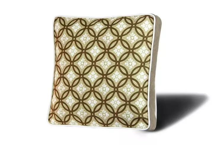 Prydnadskudde Aberto Design YM1115 Flerfärgad Bomull Polyester 42x42 cm - Prydnadskuddar - 8681875278736 - 1