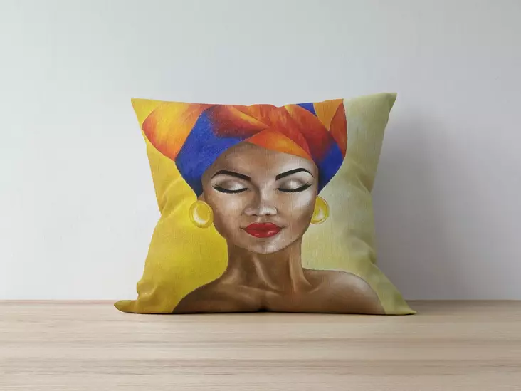 Kuddfodral Aberto Design A1169 Flerfärgad Polyester Bomull 43x43 cm - Prydnadskuddar - 8682870195486 - 1