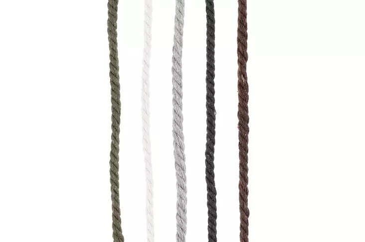 Nauha Makrame rope 5 mm x 5 m lajitelma Kapel Hobby - Pehmeä ja hapsuuntuva makramelanka askarteluun ja paketointiin - Hantverksmaterial och tillbehör - 6410416096186 - 1