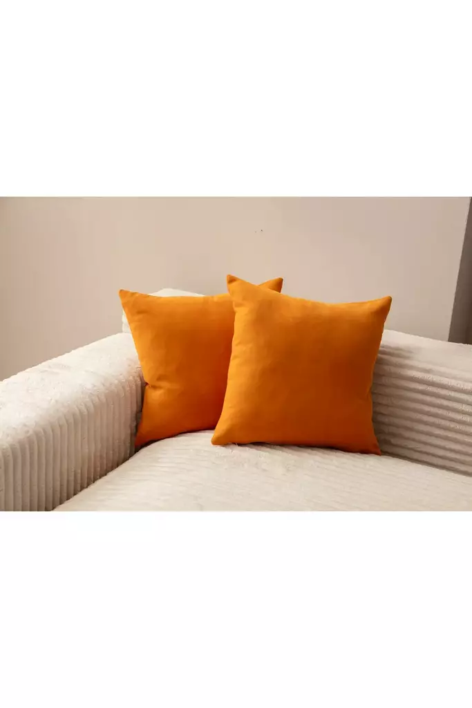 Kuddfodral Set Aberto Design Aberto Orange Polyester 43x43 cm - Prydnadskuddar - 8684283133406 - 1