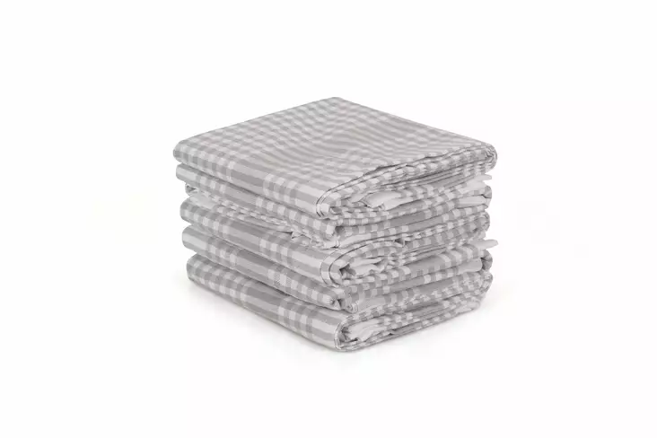 Tvättlapp Set Hermia Pötikareli Grå Bomull 10 Delar - Handdukar - 8681875671476 - 1