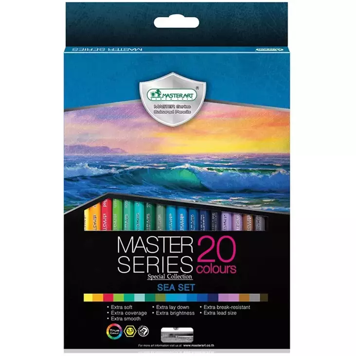 PuuvÃ¤rikynÃ¤t 20 kpl Sea Set - Färgpennor - 8851907268466 - 1