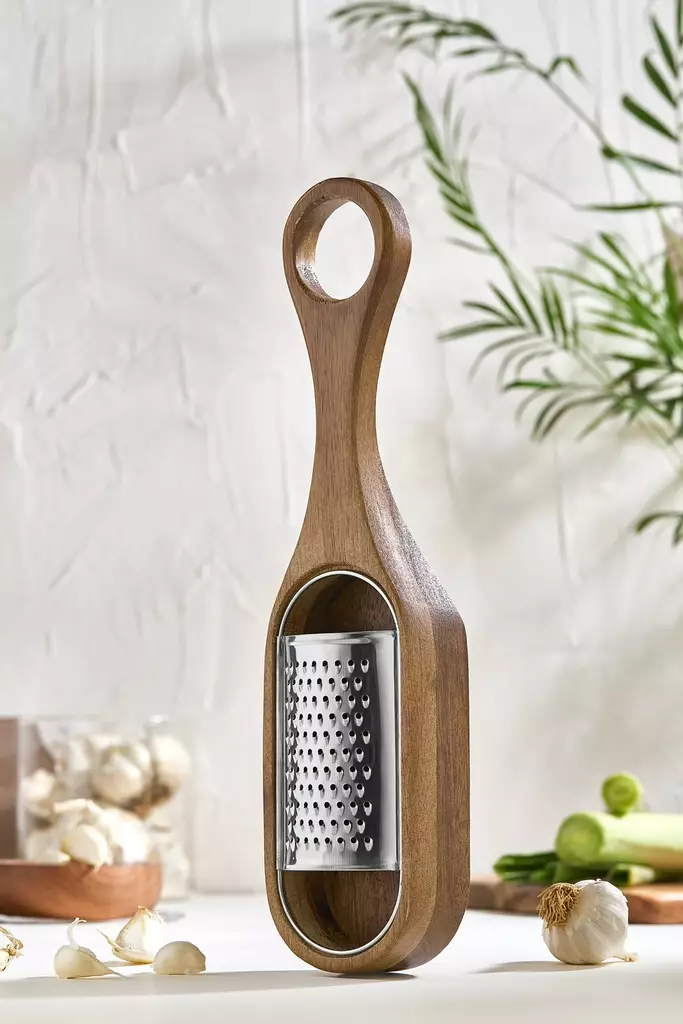 Rivjärn Hermia Akasya El Trä Rostfritt Stål 8x8 cm - Köksredskap - 8684283796076 - 1