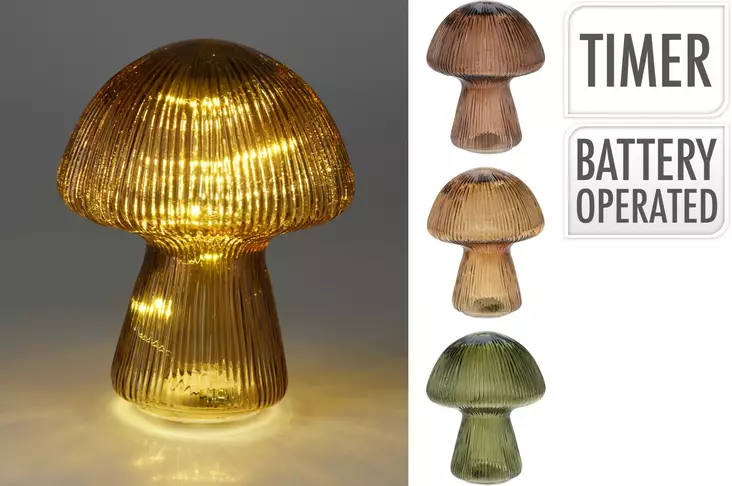 Sienikoriste LED-valoilla 12x15 cm - Ljussmycken och ljusfigurer - 8721037035446 - 1