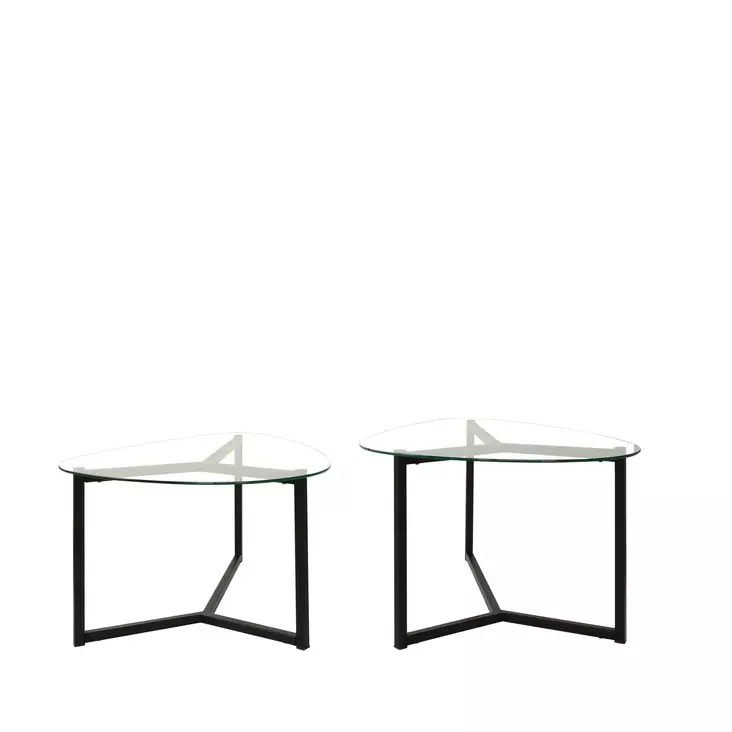 Soffbord Hanah Home Bellisimo Svart Härdat Glas 82x40x58 cm 82x36x58 cm - Soffbord - 8682870660526 - 1