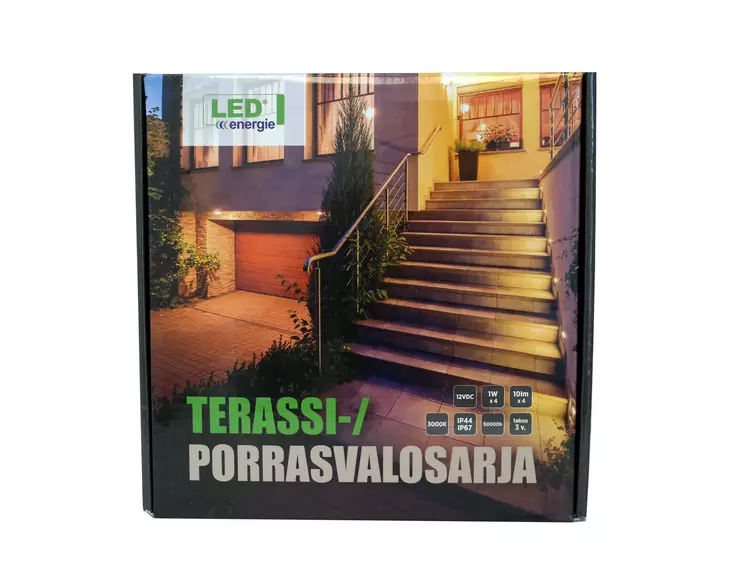 Terassi-/ja porrasvalosarja 4 x 1W - Utomhusbelysning - 6418536009376 - 1