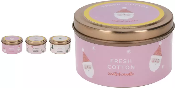 Tuoksukynttilä metallirasiassa 8x5 cm - Ljus och lyktor - 8721037069786 - 1