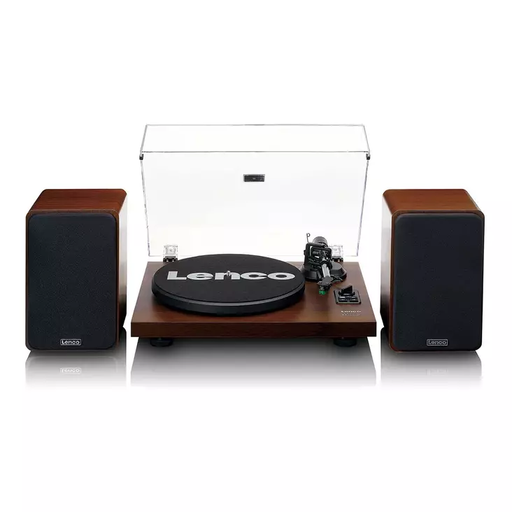 Turntable with built-in amplifier, Bluetooth® and 2x30W speakers Walnut - Skivspelare och nålar - 8711902087656 - 10