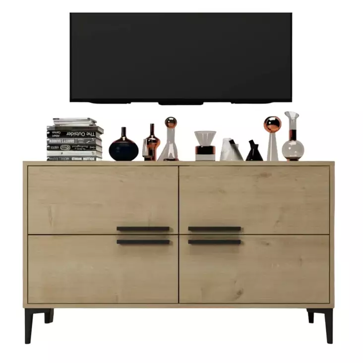 TV-bänk Hanah Home Sapphire Oak Ek Spånskiva 120x75x30 cm - TV-bänkar - 8683742102496 - 1