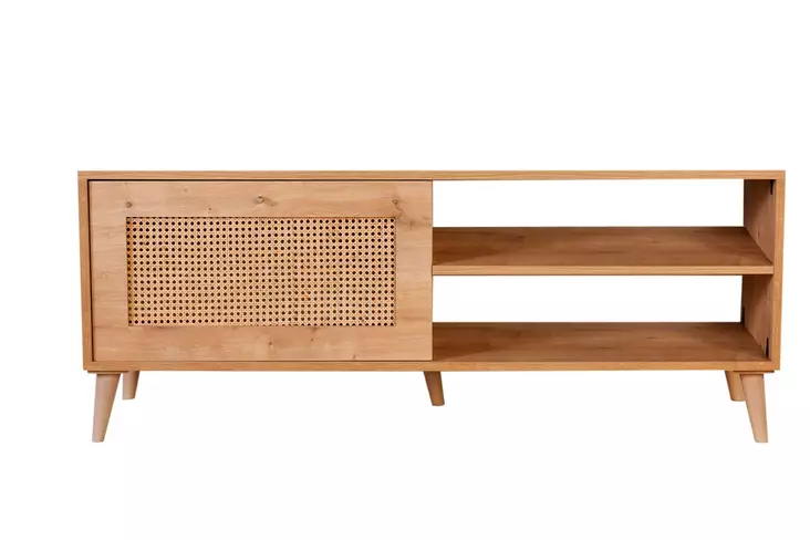 TV-bänk Hanah Home Hazeran 140 Ek Spånskiva 138x55x41 cm - TV-bänkar - 8683742868026 - 1