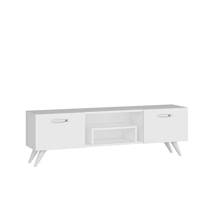 TV-bänk Hanah Home Irma Vit Spånskiva 150x41,6x29,6 cm - TV-bänkar - 8683743473106 - 1