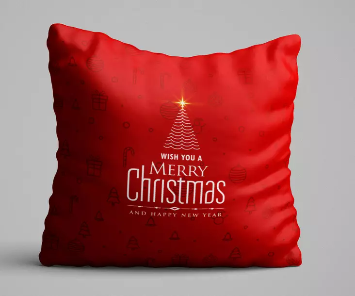 Kudde, flerfärgad, 43 x 43 cm, mjuk, lätt att tvätta - Kuddar och täcken - 8681875177206 - 1