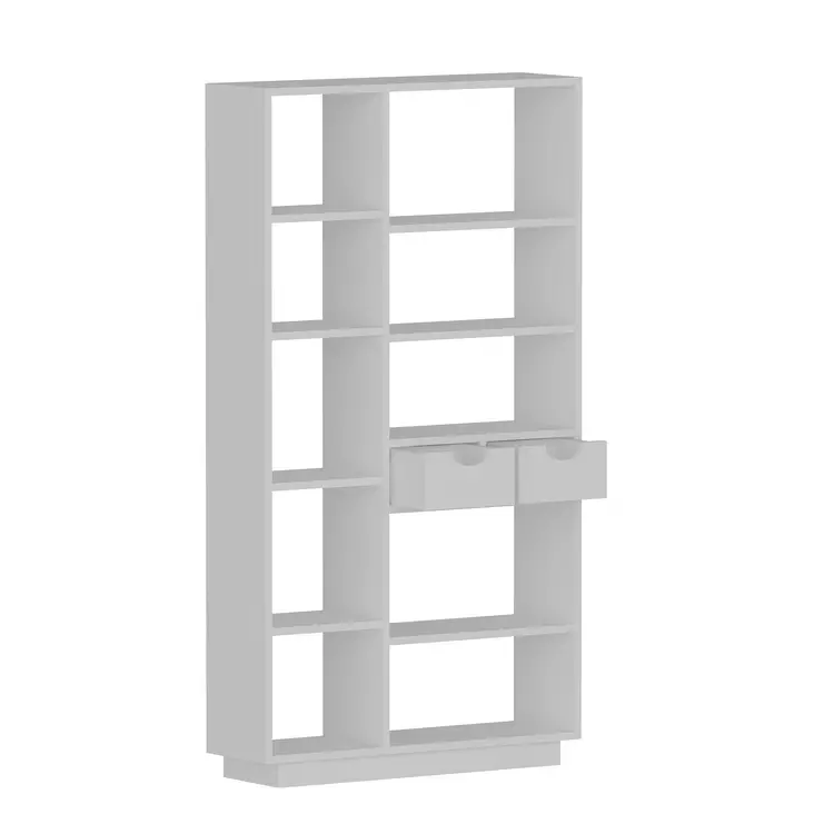 Bokhylla Hanah Home Luma Vit Spånskiva 80,4x188,6x25 cm - Bokhyllor - 8682870101326 - 1