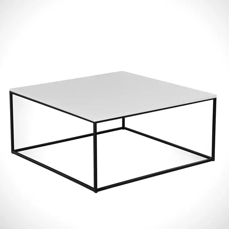 Soffbord Hanah Home Poly Vit Spånskiva 75x43x75 cm - Soffbord - 8681875559996 - 1