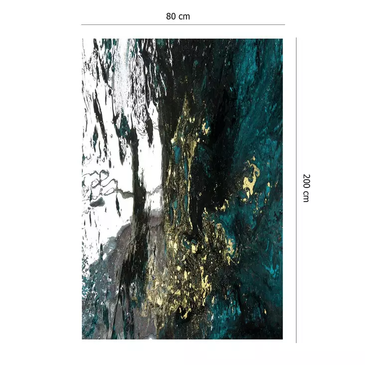 Gångmatta Conceptum Exfab264 Flerfärgad Polyester 80x200 cm - Små mattor och gångmattor - 8681875925166 - 1