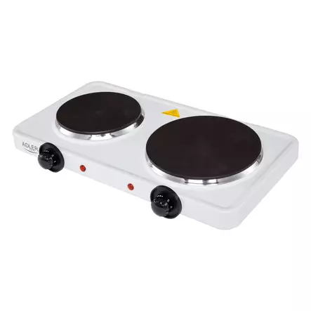 Keittolevy 2 os. 2500W valkoinen Adler - Ugnar och spisar - 5908256834477 - 1