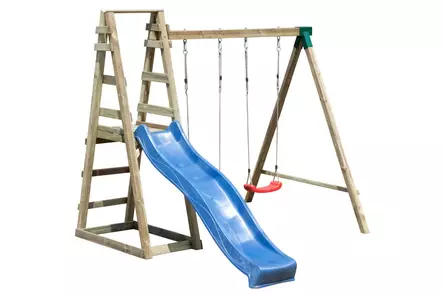 Leikkiteline Liukum=C3=A4ki ja 2 keinua Tarmo - Andra utomhusleksaker - 6410416043197 - 1