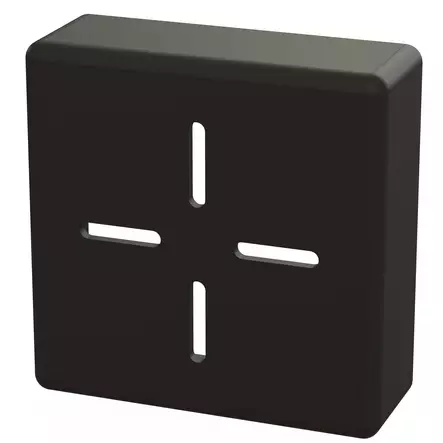 Railock 40 monteringsskena gavel, svart - Panelställ och fästen - 6438014358017 - 1