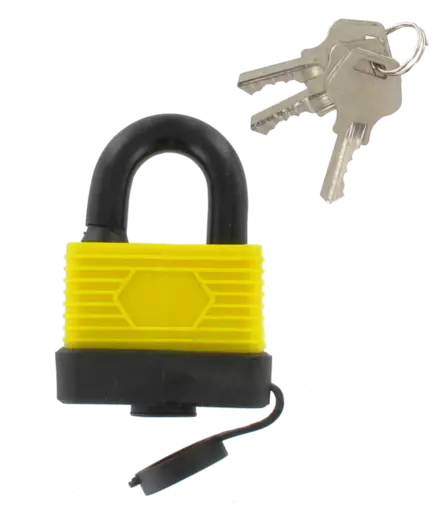 Riippulukko 50 mm laminoitu - Lås och nyckelskåp - 8714892780057 - 1