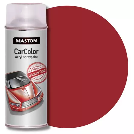 Sprayfärg CarColor röd 101550 400ml - Maston Bilfärg sprayfärger - 6412490001117 - 1