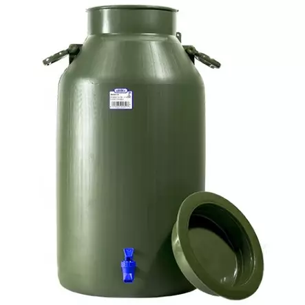 Vattentunna 30 L + kran - Vattenbehållare och dunkar - 6416061920517 - 1