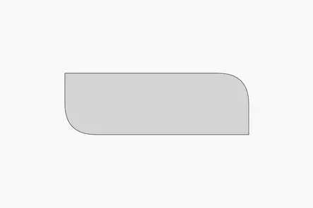 Spegel Hanah Home Arni Svart MDF 40x120x2,2 cm - Speglar - 8684283349197 - 1