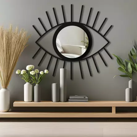 Dekorativ Spegel Wallity Silver Plexiglas EVA 48x45 cm - Speglar - 8684283981007 - 2
