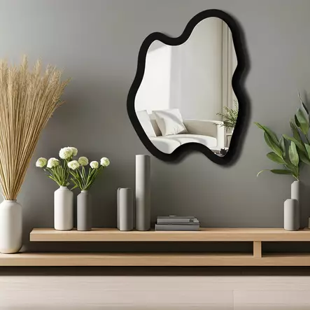 Dekorativ Spegel Wallity Silver Plexiglas EVA 38x50 cm - Speglar - 8684283980857 - 2