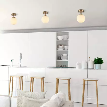 Taklampa Opviq Atmaca Vintage Metall 15 x 15 cm - Tak- och vägglampor - 8683342264167 - 2