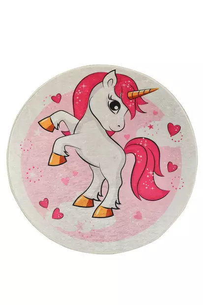 Matta Conceptum Poni Flerfärgad Polyester 140x140 cm - Runda mattor - 8681875668537 - 1