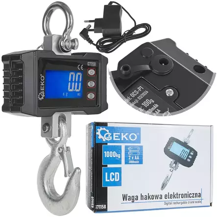 Kranvåg 1000 kg, Geko - Mätning och märkning - 5901477189067 - 2