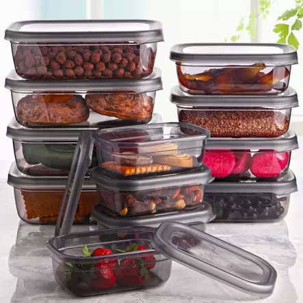 Förvaringslåda Set Hermia Flerfärgad Plast 12 Delar - Plastlådor och förvaringslådor - 8683342787567 - 2