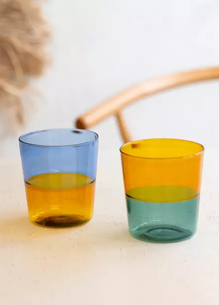 Glas Hermia Blå Glas 320 ml - Dricksglas - 8684283559077 - 2