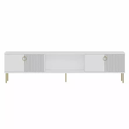 TV-bänk Hanah Home Paye Vit Spånskiva 180x45x30 cm - TV-bänkar - 8684283800827 - 1