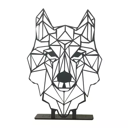 Metalldekoration Aberto Design Kurt Pod Svart Metall 20x30 cm - Dekorationer, prydnadsföremål - 8681875568097 - 1