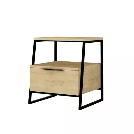 Sängbord Hanah Home Pal Ek Spånskiva 45x50x40 cm - Nattduksbord - 8681875520927 - 1
