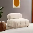 Fåtölj Atelier del Sofa Bubble O1 Cream Bouclé 95x95x75 cm - Soffor - 8683743317967 - 2