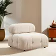 Fåtölj Atelier del Sofa Bubble O1 Cream Bouclé 95x95x75 cm - Soffor - 8683743317967 - 3