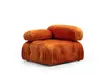 Fåtölj Atelier del Sofa Bubble L1 Orange Polyester 95x95x75 cm - Soffor - 8683743317837 - 1