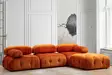 Fåtölj Atelier del Sofa Bubble L1 Orange Polyester 95x95x75 cm - Soffor - 8683743317837 - 3
