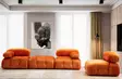 Fåtölj Atelier del Sofa Bubble L1 Orange Polyester 95x95x75 cm - Soffor - 8683743317837 - 4