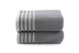 Handduk Set Mijölnir Mörkgrå 100% Mikrobomull 50x90 cm 2 Pieces - Handdukar - 8684282254157 - 2