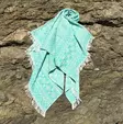 Fouta Mijölnir Grön Rug 100% Bomull 90x170 cm - Handdukar - 8683342757447 - 2