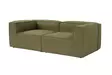 2-sits soffa Atelier del Sofa Fora Grön Linne 214x105x66 cm - Soffor - 8684282395867 - 6
